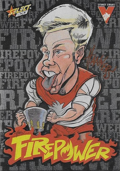 Dan Hannebery, Firepower Caricatures, 2013 Select AFL Champions