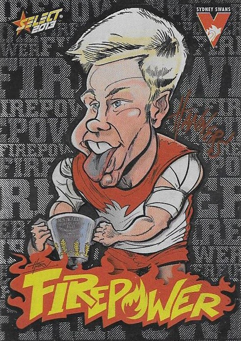 Dan Hannebery, Firepower Caricatures, 2013 Select AFL Champions