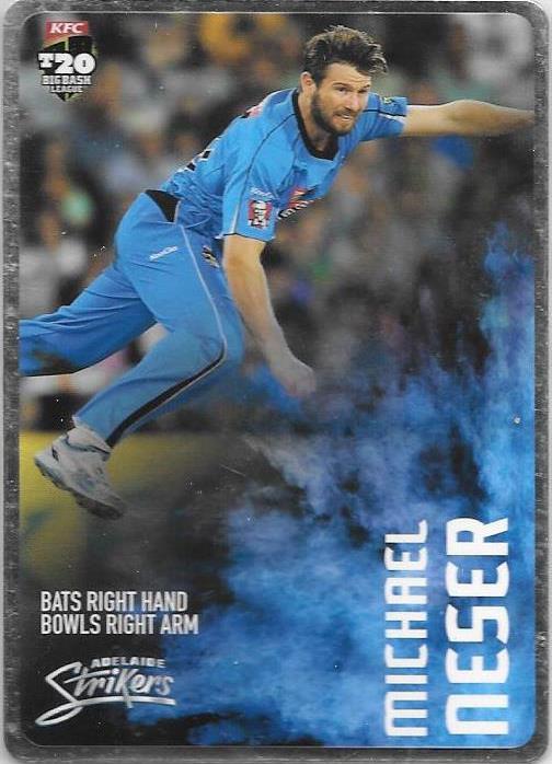 2014-15 Tap'n'play CA BBL Silver Parallel Cricket card - 1 to 100 - Pick Your Card