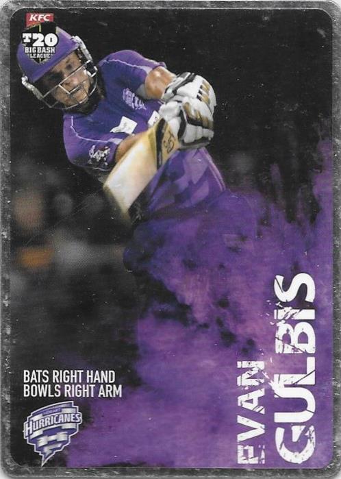 2014-15 Tap'n'play CA BBL Silver Parallel Cricket card - 1 to 100 - Pick Your Card