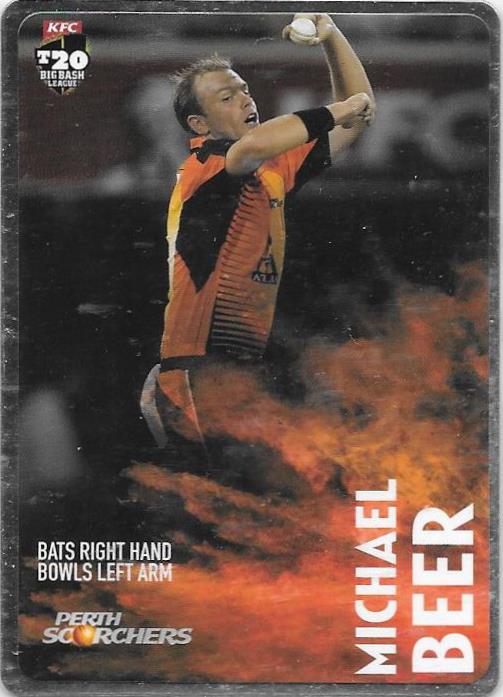 2014-15 Tap'n'play CA BBL Silver Parallel Cricket card - 1 to 100 - Pick Your Card