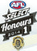 2014 Select AFL Honours 1 Set of 220 Football cards