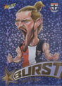 Josh Bruce, Starburst Blue Caricatures, 2016 Select AFL Stars