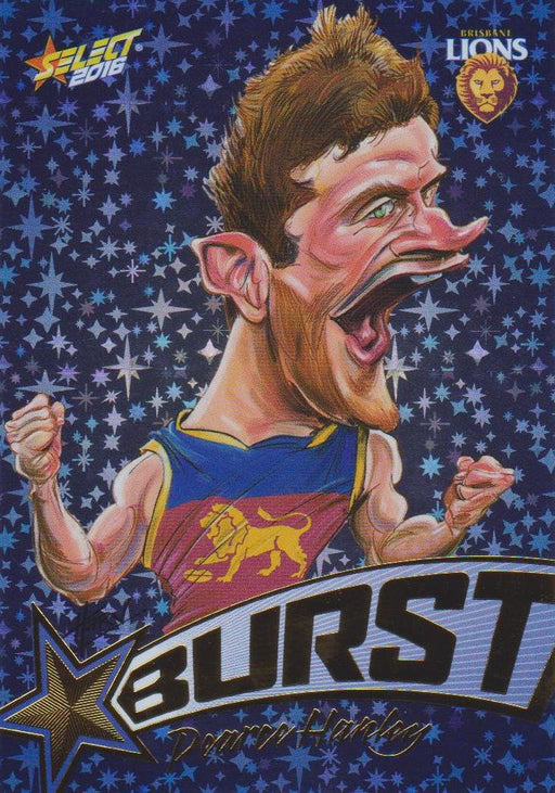 Pearce Hanley, Starburst Blue Caricatures, 2016 Select AFL Stars