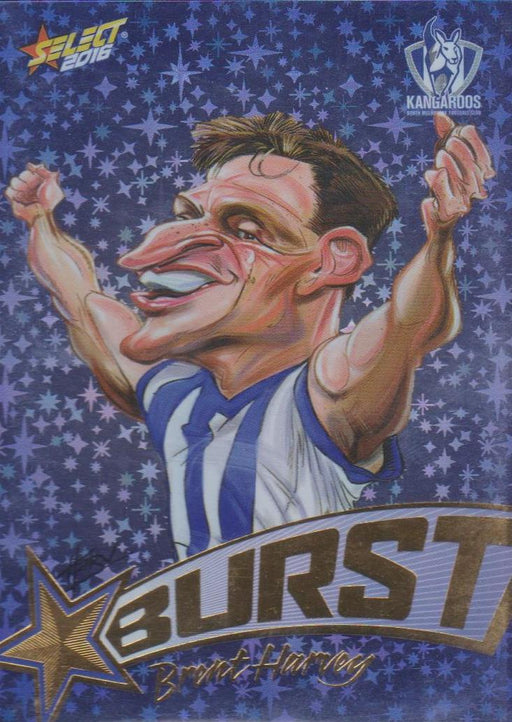 Brent Harvey, Starburst Blue Caricatures, 2016 Select AFL Stars