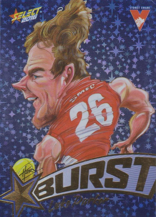 Luke Parker, Starburst Blue Caricatures, 2016 Select AFL Stars