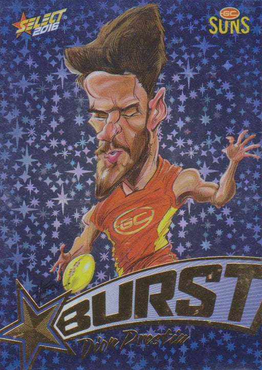 Dion Prestia, Starburst Blue Caricatures, 2016 Select AFL Stars
