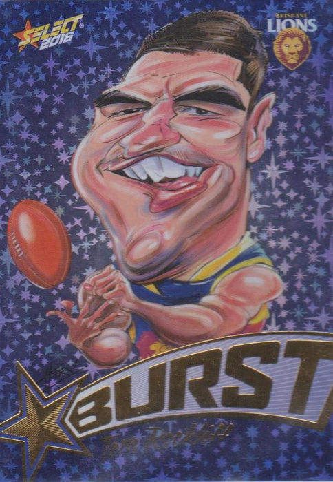 Tom Rockliff, Starburst Blue Caricatures, 2016 Select AFL Stars