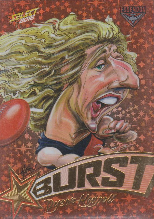 Dyson Heppell, Starburst Caricatures, 2016 Select AFL Stars