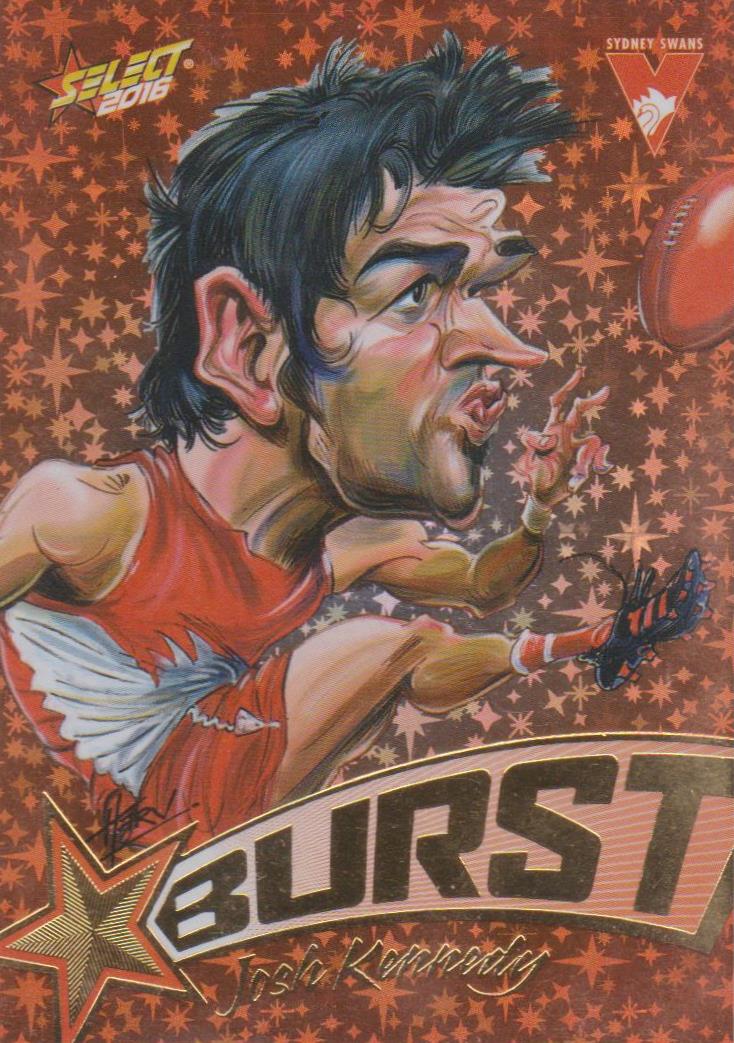 Josh Kennedy, Starburst Caricatures, 2016 Select AFL Stars