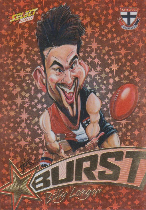Billy Longer, Starburst Caricatures, 2016 Select AFL Stars
