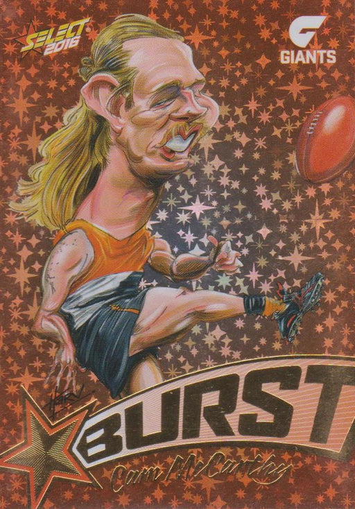 Cam McCarthy, Starburst Caricatures, 2016 Select AFL Stars