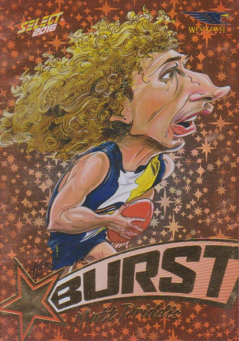 Matt Priddis, Starburst Caricatures, 2016 Select AFL Stars