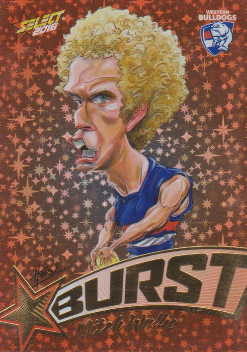 Mitch Wallis, Starburst Caricatures, 2016 Select AFL Stars