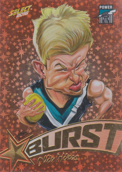 Ollie Wines, Starburst Caricatures, 2016 Select AFL Stars