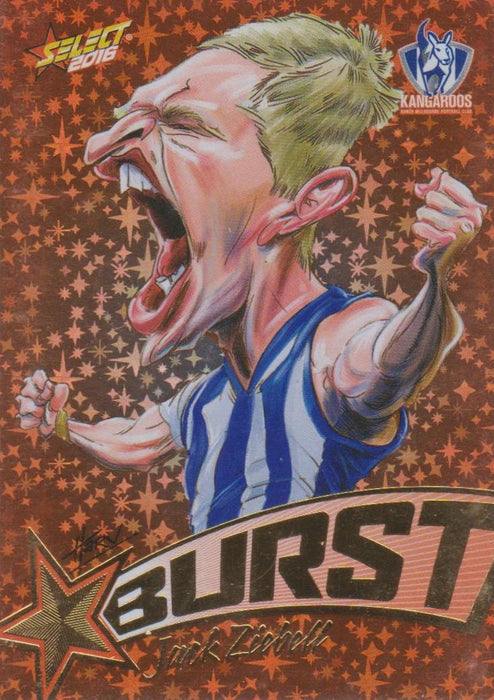 Jack Ziebell, Starburst Caricatures, 2016 Select AFL Stars