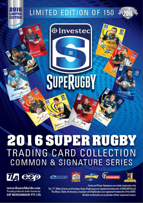 2016 Super Rugby Trading Card Collection