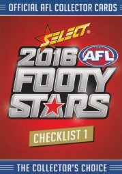 2016 Select AFL Footy Stars Set of 220 Football cards