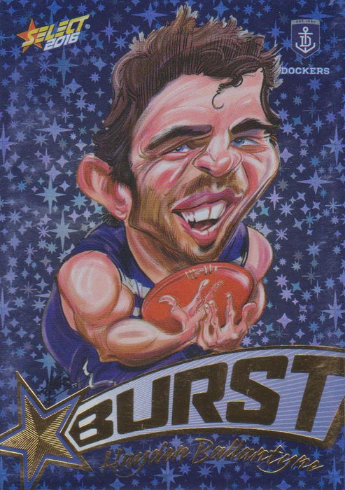 Hayden Ballantyne, Starburst Blue Caricatures, 2016 Select AFL Stars