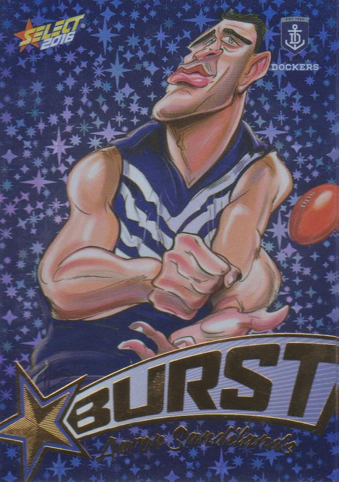 Aaron Sandilands, Starburst Blue Caricatures, 2016 Select AFL Stars