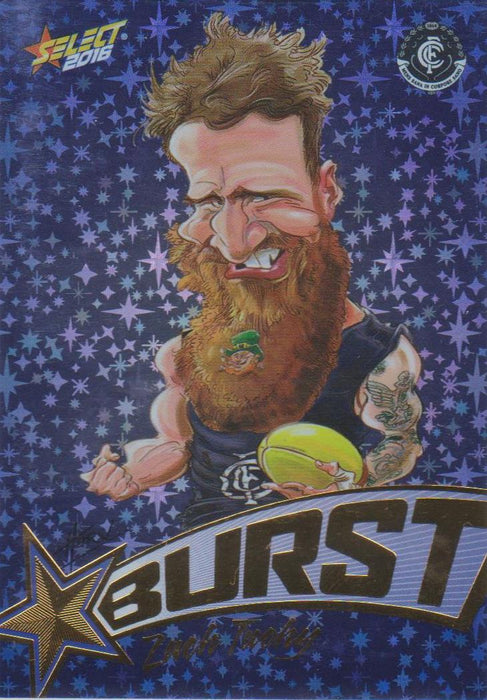 Zach Tuohy, Starburst Blue Caricatures, 2016 Select AFL Stars