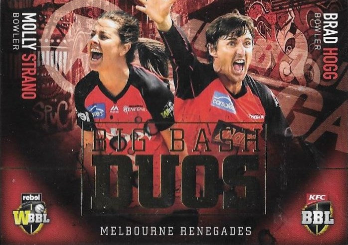 Big Bash Duos, 2017-18 Tap'n'play CA BBL 07 Cricket - 1 to 8 - Pick Your Card
