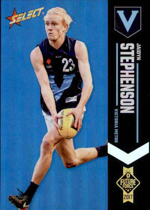 Jaidyn Stephenson, Blue Parallel, 2017 Select AFL Future Force