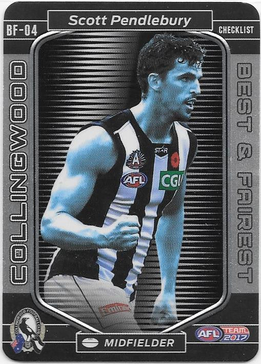 Scott Pendlbury, Best and Fairest, 2017 Teamcoach AFL