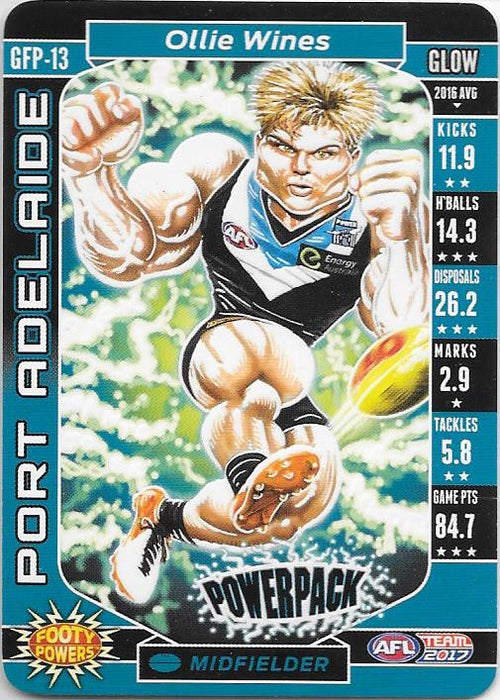 Ollie Wines, Glow Footy Powers, 2017 Teamcoach AFL
