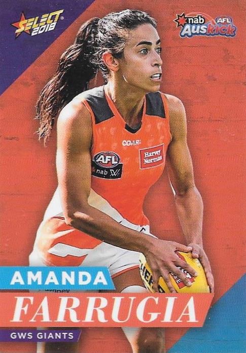 Amanda Farrugia, Auskick, 2018 Select AFL Footy Stars