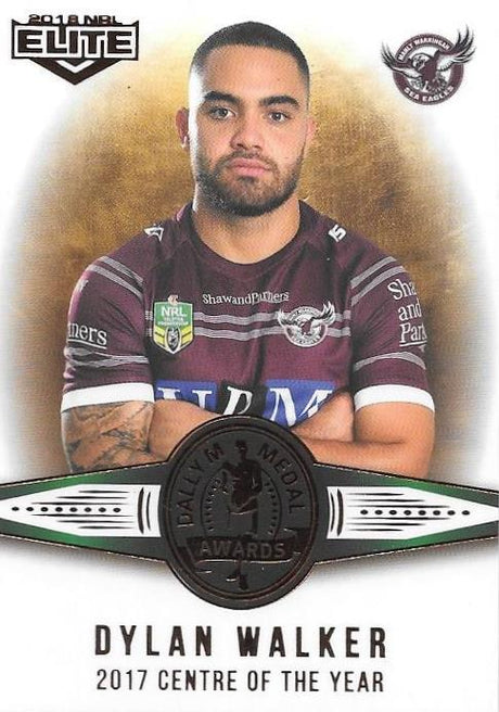 Dylan Walker, Medal card, 2018 TLA esp Elite NRL