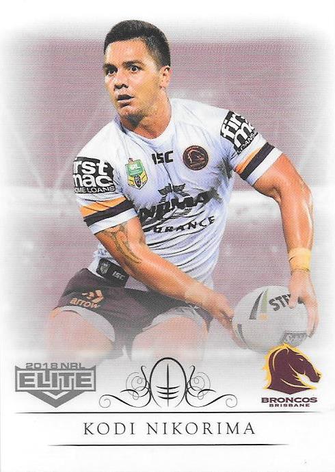 2018 ESP TLA Elite Rugby League Common card - 1 to 99 - Pick Your Card