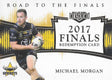 Michael Morgan, Road to Finals Signature Jersey, 2018 TLA esp Elite NRL