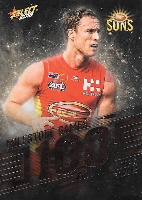 Brandon Matera, 100 Games Milestone, 2018 Select AFL Footy Stars