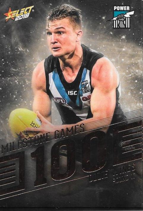 Ollie Wines, 100 Games Milestone, 2018 Select AFL Footy Stars