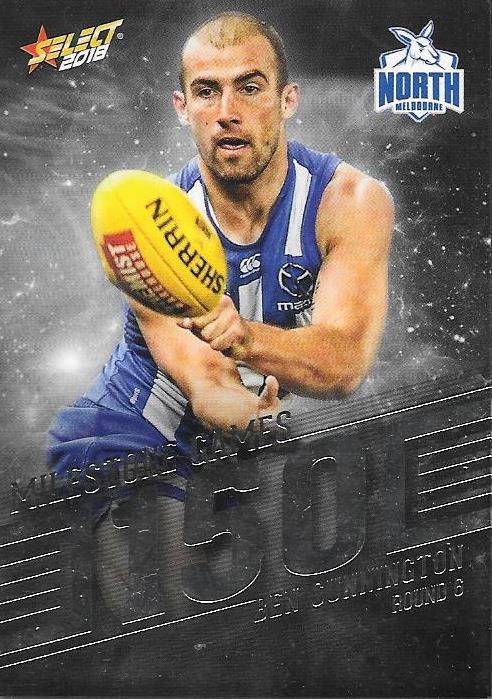 Ben Cunnington, 150 Games Milestone, 2018 Select AFL Footy Stars