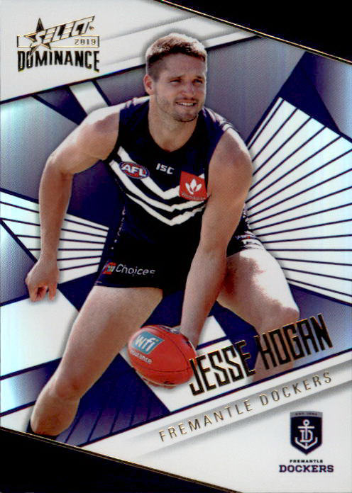 Jesse Hogan, Holofoil Parallel, 2019 Select AFL Dominance