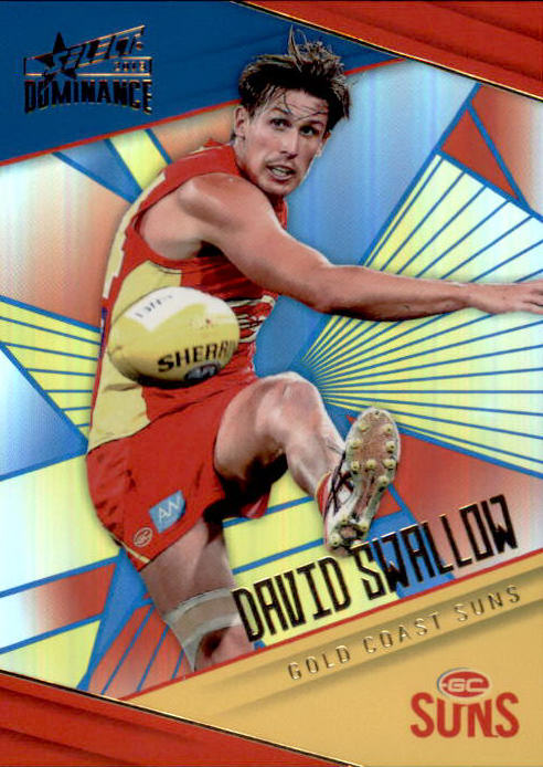 David Swallow, Holofoil Parallel, 2019 Select AFL Dominance
