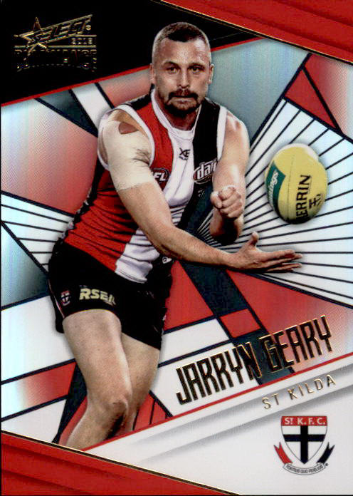 Jarryn Geary, Holofoil Parallel, 2019 Select AFL Dominance