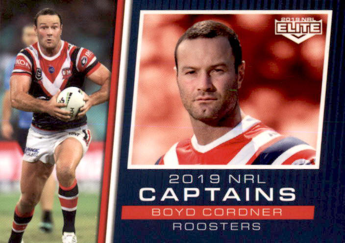 Boyd Cordner, Captains, 2019 TLA Elite NRL
