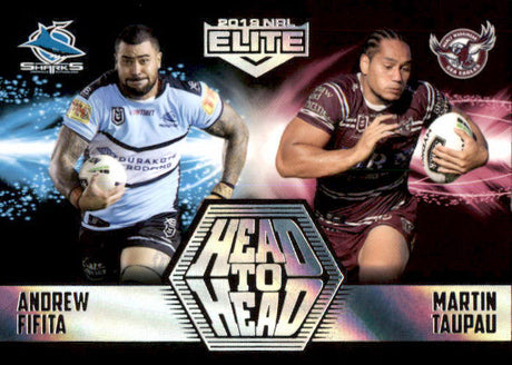 Fifita & Taupau, Head to Head Case card, 2019 TLA Elite NRL