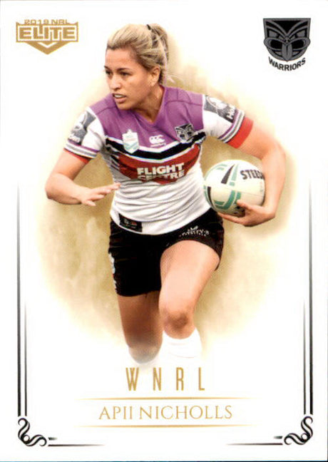 Apii Nichols, WNRL, 2019 TLA Elite NRL