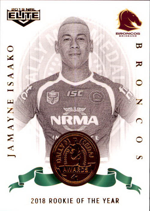 Jamayne Isaako, Dally M Awards, 2019 TLA Elite NRL