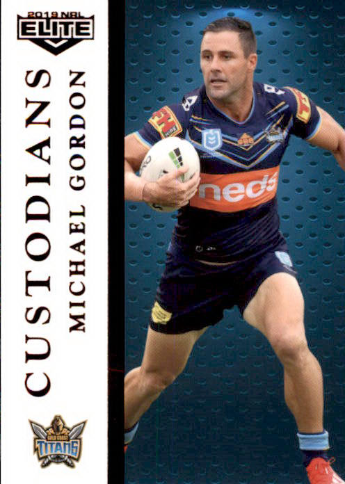 Michael Gordan, Custodians, 2019 TLA Elite NRL