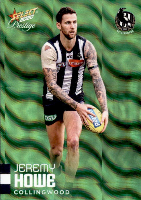 Jeremy Howe, Green Parallel, 2020 Select AFL PRESTIGE Footy Stars