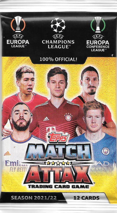 2021-22 Topps Match Attax UEFA Champions League Soccer Packet