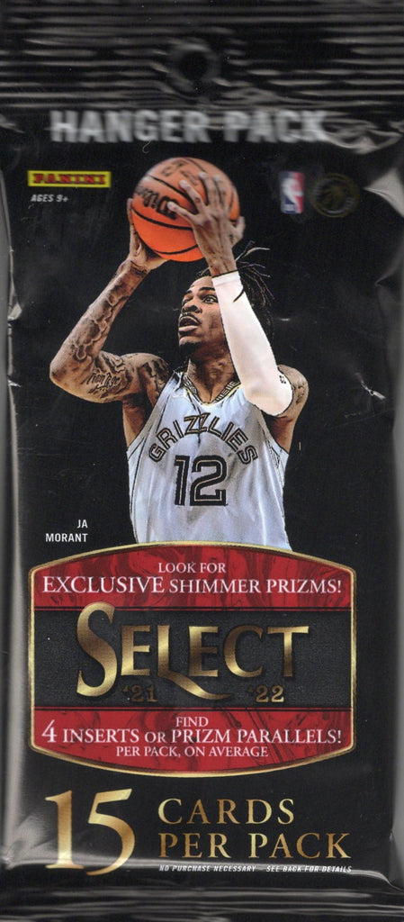 2021-22 Panini Select NBA Basketball Hanger Pack