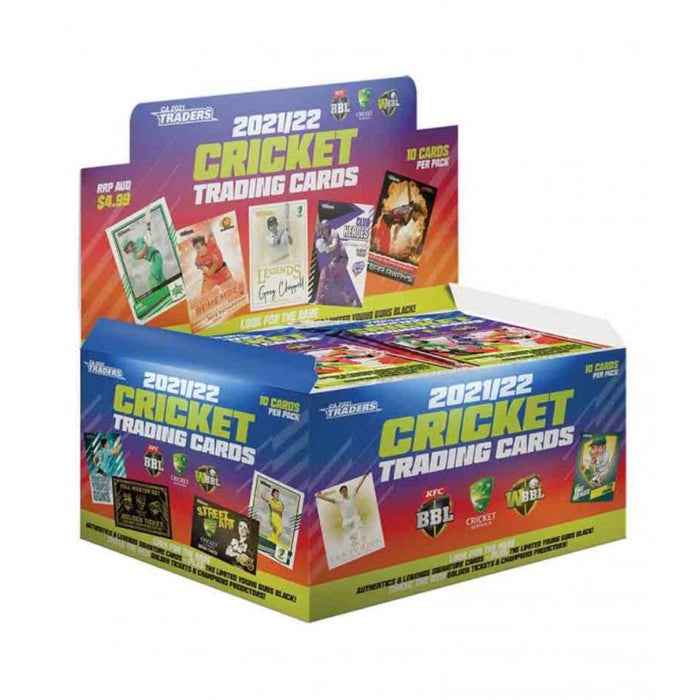 2021-22 TLA Traders Cricket Australia & BBL Trading Cards Sealed Box