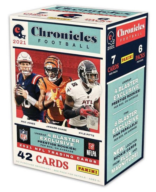 2021 Panini Chronicles Football NFL Blaster Box