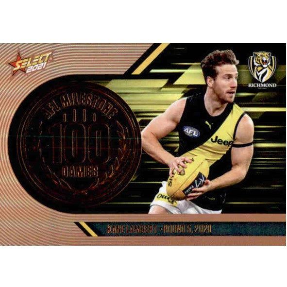 Kane Lambert, 100 Games Milestone, 2021 Select AFL Footy Stars
